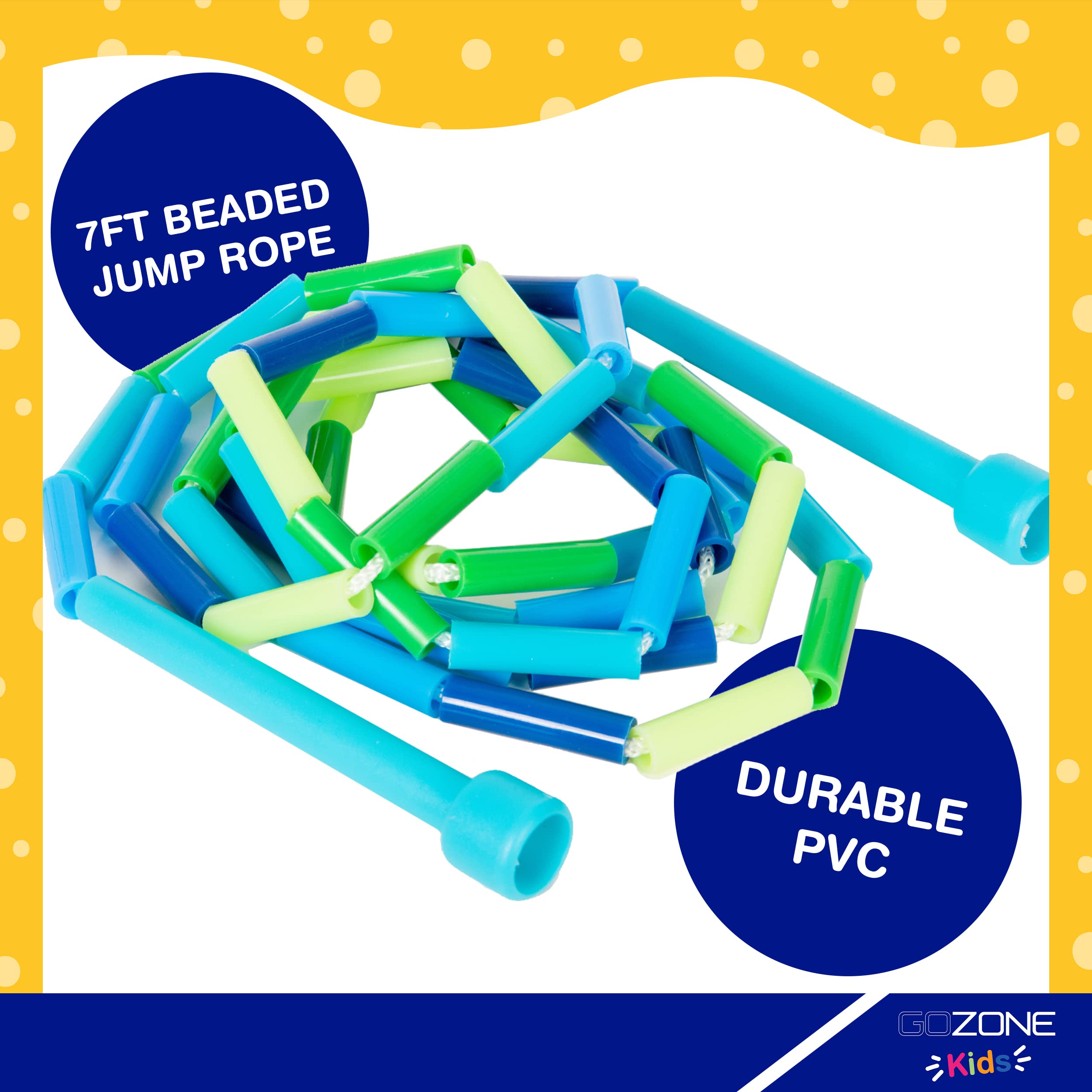 Capelli Sport Activity Set, GoZone Kids Beaded Jump Rope 7 ft